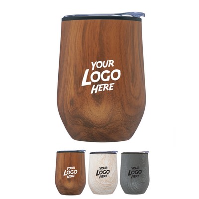 Palmera Stemless Wine Glasses with Lid 12 oz