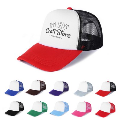 Breathable Mesh Foam Trucker Cap