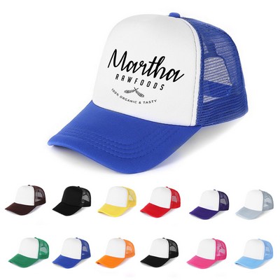 Two Tone Foam Trucker Mesh Cap
