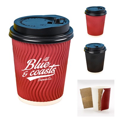 12oz Kraft Paper Ripple Cup
