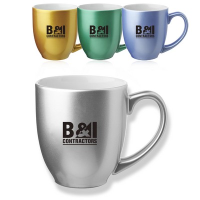 16 oz. Metallic Bistro Coffee Mugs